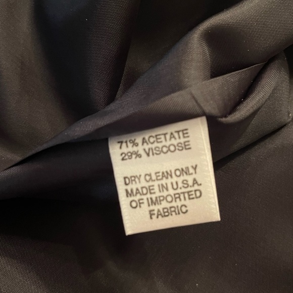 TAMOTSU NEW YORK LONG SLEEVE CLASSIC BLACK DRESS - Picture 7 of 9